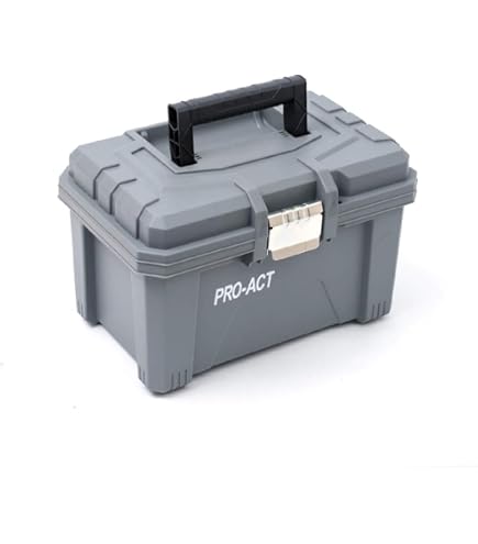 Amazon | コーナン オリジナル ワイドな工具ケース グレー 横幅約405mm